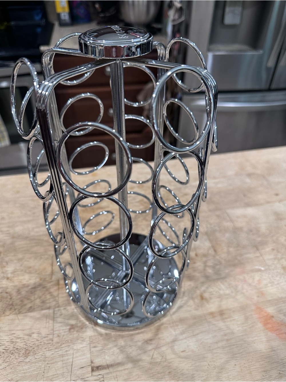 Keurig Chrome Rotating 36 K-Cup Holder - Silver